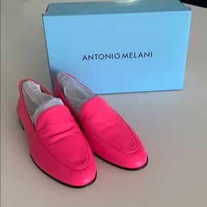 Antonio Melani hot pink loafers